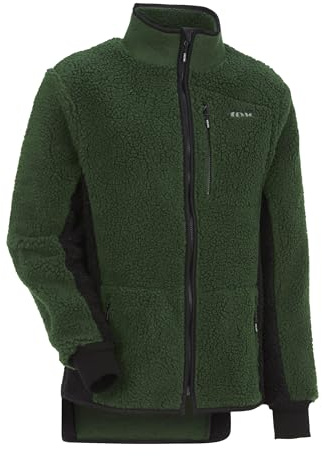 KOX Faserpelzjacke Grün/Schwarz Größe 62/64