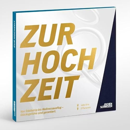 JOCHEN SCHWEIZER Geschenkbox Zur Hochzeit für Zwei | Hochzeitsgeschenk für 2 Personen, freie Erlebnis-Auswahl an ca. 463 Orten
