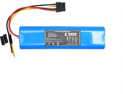 Batería de 3200mAh, Compatible con CECOTEC Conga 3090 3091 3092 1690 1890 2090 2290 Accesorios for Robot Aspirador (Color : 3400mah)