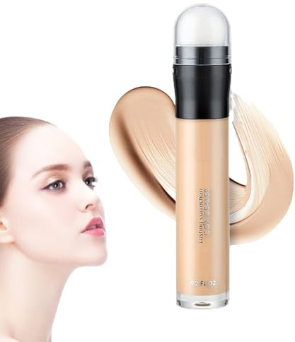 Barra correctora para ojeras | Varita de belleza para base con cojín de aire - Varita de belleza hidratante, transpirable, de larga duración, multiusos, para iluminar los ojos con cabezal Puzzlegame