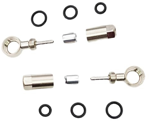 Bdfhjln 2X Banjo Anschluss für Fahrradscheibenbremse, Ölnadel, Olivenring, Schraubensatz für SRAM Level/Ultimate A1, Code R B1 Bremssättel