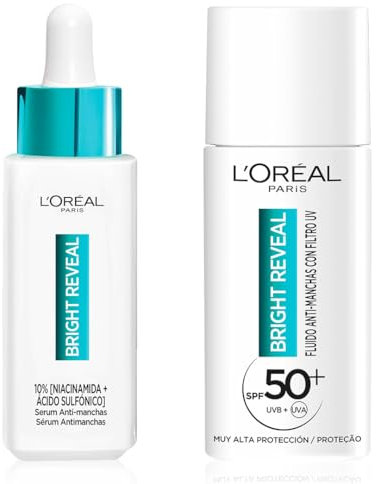 L'Oréal Paris Rutine Anti-macchie Bright Reveal Siero XL e Fluido SPF