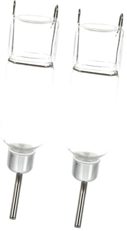 Kisangel 2pcs Pet Water Dispenser Hanging Drinking Kettle for Cats Dogs Automatic Pet Water Fountain