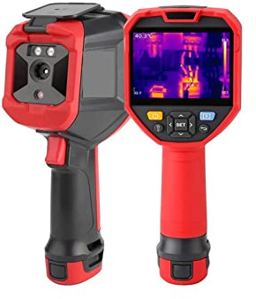 Termocamera professionale, Termocamera a infrarossi Termocamera portatile ad alta risoluzione 320 x 240 Termometro a infrarossi Schermo da 3,5 pollici Strumenti per la risoluzione dei problemi(UTI320E