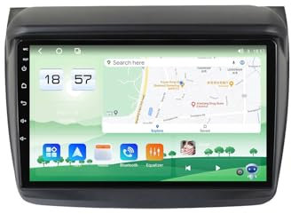 For Mitsubishi Pajero Sport 2/L200 4/Triton 2006-2014 Car Stereo 2 Din Wireless Carplay Android Auto 9 Full IPS Touchsreen HD Live Rearview/BT 5.0/WIFI/4G SIM/DVR/GPS/SWC/FM AM Radio RDS DAB+DSP(B,M7