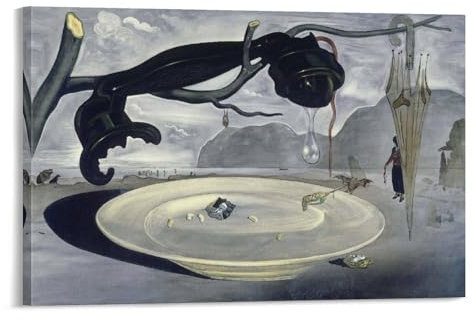 Salvador Dali, das Rätsel von Hitler, Surrealismus, moderne Kunst, Poster, Gemälde auf Leinwand, Wandkunst, Poster, Rollbild, Druck, Wanddekoration, Heimposter, 50 x 75 cm