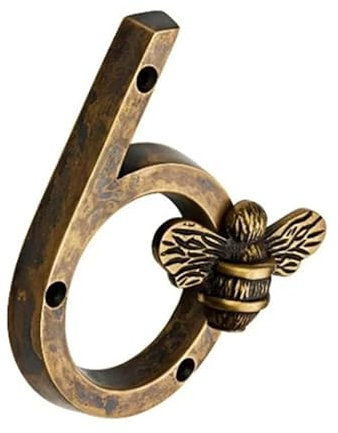 Bee House Number Sign 3D Door Mailbox Numbers 0-9 Self Adhesive House Door Numbers House Street Address Numbers Stickers for Apartment House Room Office Cars