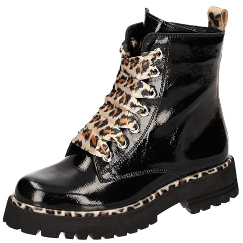2Go Fashion Femme 8259-501 Botte Tendance, Noir laqué, 41 EU