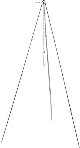 ZXLLAFT Trípode de Cocina para Acampar al Aire Libre, Olla Colgante Trípode Colgante de Aleación de Aluminio Duradero, para Fogata Picnic Pot Iron Iron Grill,B