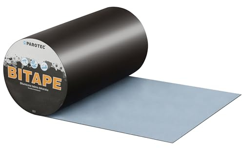 Ruban bitumineux 300mm x 10m, bande étanche auto-adhésive pour toiture, réparation fuite, résistance UV, humidité, aluminium, Anthracite RAL 7021