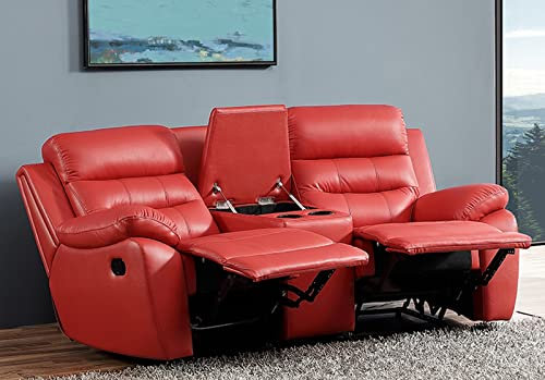 Mapo Möbel Ledersofa Kinosofa Fernsehsofa 5131-Cup-2-8401