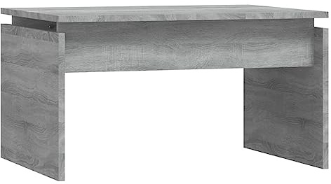 vidaXL Couchtisch Beistelltisch Wohnzimmertisch Sofatisch Teetisch Kaffeetisch Tisch Wohnzimmer Grau Sonoma 68x50x38cm Holzwerkstoff