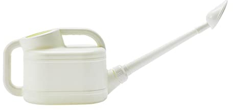 F Fityle Grande annaffiatoio da Giardino 4L annaffiatoio in plastica per Bonsai da Giardinaggio da Interno, Bianco