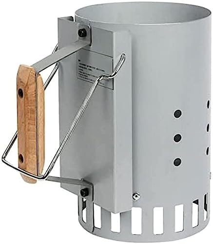 Encendedor de carbón para Chimenea,Encendedor de Chimenea de carbón portátil con Mango de Haya y Entrada de Aire,Encendedor de Fuego portátil para Barbacoa, carbón, carbón y briquetas