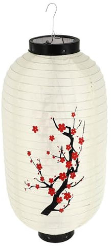 HOLIDYOYO Lanterna Giapponese Da Appendere Stile Tradizionale Decorazione Festiva Per Ristoranti e Ambienti Esterni Resistente e Facile Da Installare Con Design Elegante Perfetta Per Eventi