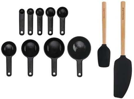 KitchenAid Kit de pâtisserie noir (11 pièces)