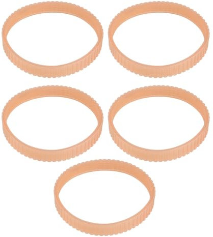 ECSiNG Courroie d'entraînement de raboteuse électrique portable - Compatible Nanfang 90, 255mm de circonférence, 11,5mm de largeur (5 pièces)