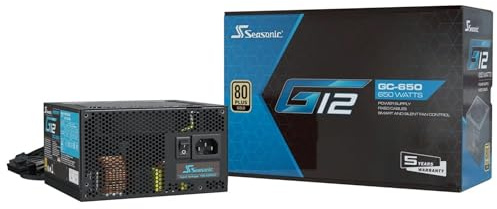 Seasonic Netzteil 650w G12 GC-650 80+gold Alimentatore Per Computer Atx Nero (seasonic Str?mforsyning - 650w)