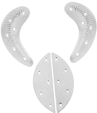 Baluue 2pares Protectores de Talón de Hierro Almohadillas de Reparación para Suelas de Zapatos Herramienta de Reparación Protectores de Suela para Zapatos para Mantenimiento de Calzado