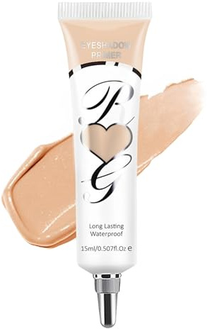 Eyeshadow Primer, Pigment Base Eyeshadow Primer, Smooths Imperfections, Ultra-Creamy Eye Base Lightweight Long Lasting Eye Primer, Intensifies Liquid & Powder Colour, 15ml (# medium)