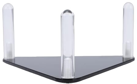 Supporto in Acrilico per Basket, Pallavolo, Materiale di Lunga Durata, per Vetrina Domestica di Cimeli Sportivi (Black)