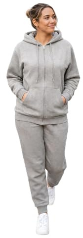 True Face Women's Tracksuit Set Long Sleeve Zip Up Hoodie Sweatshirt with Joggers Pants Casual Ladies Two Piece Gym Training Outfit