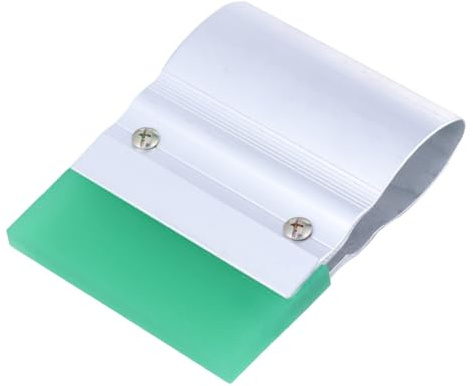 OKUMEYR Raschietto di Gomma Colore Argento per Serigrafia Manico Senza Deformazioni Resistente a Calore e Pressione Colore Casuale per Applicazioni Macchinari e Grafiche