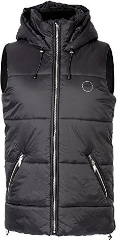 PFIFF Damen Steppweste-Terna-Reitweste Weste, schwarz, XL
