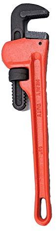 BE-TOOL Clé à pipe réglable 30,5 cm Stilsons Singe Outil de plomberie avec serrage maximum 60 mm (lot de 1)