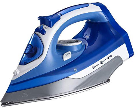 KELUNIS Fer À Vapeur Portable 2400W pour Vêtements, Recharge sans Fil Fer À Repasser À Vapeur avec Semelle en Céramique, Contrôle De Température À 5 Niveaux, Réservoir d'eau De 360 ML,US Plug