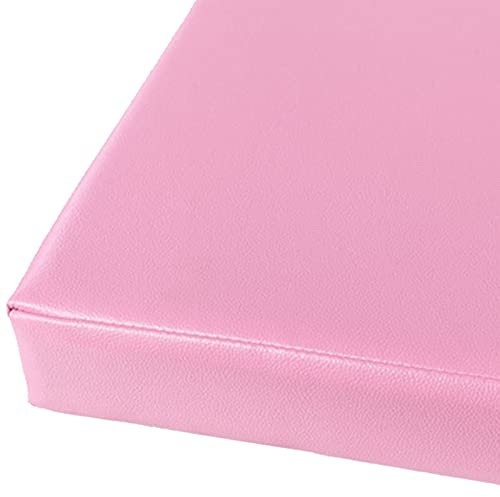 JKGHK Bankauflage Bankkissen Auflage 5 cm Dickes Schaumstoff-Sitzbankpolster, Wasserdichtes Sitzkissen aus PU-Leder No Slip zur Reinigung abnehmbar, für Indoor/Outdoor/Patio/Sofa/Gartenbank/Schaukel