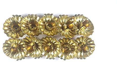 10 Stück Metall Gold Clip Kerzenhalter für Weihnachtsbaum. Made in Germany