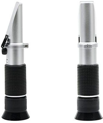 Vobor Frostschutz-Refraktometer - Tragbarer Gefrierpunkt-Detektor Hochpräziser Kühlmitteltester Elektrolyt-Hydrometer