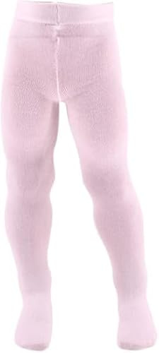 AQUILONE Collants en coton doux 3D, collants pour bébé en coton, chaussettes moelleuses pour bébé, usage quotidien saison d'hiver - Fabriqué en Italie, 1 paire de roses, 6-12 Mois