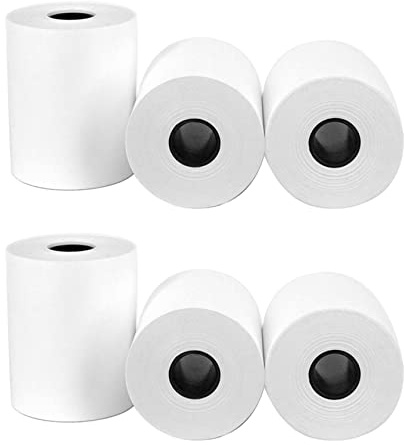 Speesy Rollo de Papel Adhesivo Térmico de 6 Piezas de 80 mm con Autoadhesivo para A3 Mini Pocket Photo Notes Papel de Impresora