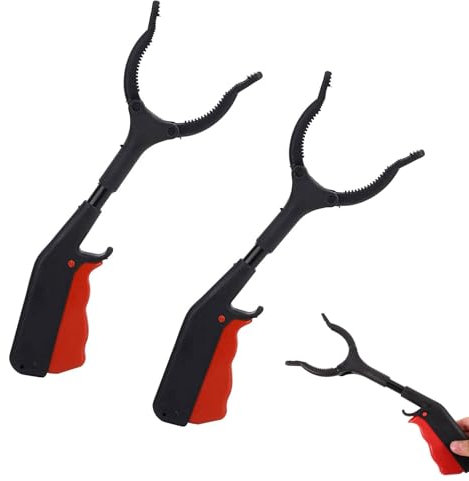Pinza per rifiuti, 28 cm,Pinza Prensile Raccoglitore di Immondizia,Pinza Raccogli Rifiuti,Pinza Raccogli Oggetti,Raccogli Immondizia Pinza,Portatile Pinza Raccogli Rifiuti,Pinza per Rifiuti