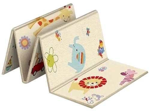 Mat de jeu pour bébé, tapis de jeu pliable pour sol, pad en mousse PE écologique en toute sécurité pour les enfants, imperméable anti-glissement