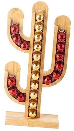 SHOWERORO 1pièce Porte-dosettes De Café Forme De Cactus Organisateur Créatif Pour Capsules Pour Bureau Et Maison
