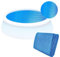 Cubierta Solar para Piscina | 8FT Lámina Solar para Piscina, Round, Recortable, para Piscinas Inflables De Piscina Solar De Bañera De Hidromasaje