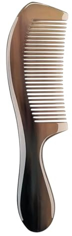 Naturhorn Kamm Breitzinken Antistatisch Kopfmassage Haarpflege Für Alle Haartypen Handgefertigt Langlebig Gesundes Kopfhautmilieu Geschenk Damen Herren Läusekamm Hohler
