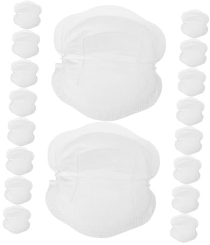 UTHCLO 24piezas Discos Absorbentes Pecho Desechables y Discretos Unidades Ultraabsorbentes Para Lactancia Materna y Recuperación Posparto