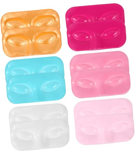 DECORNIJIA 12 Pezzi Contenitori PVC per Supporti Riutilizzabili Portaciglia Leggeri e Resistenti per e Domestico