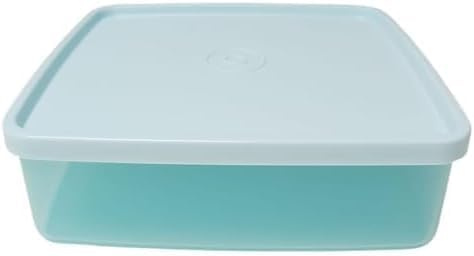 Tupperware Sandwich-Box 620 ml Aufbewahrungsbox Vesperbox Hitparade Kühlschrank System Brotdose quadratisch auslaufsicher 620ml mintgrün türkis