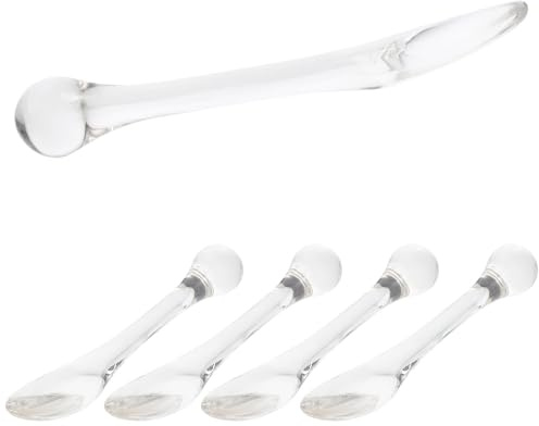 5 Stück Augencreme Applikator Löffel aus Polypropylen für Pflege