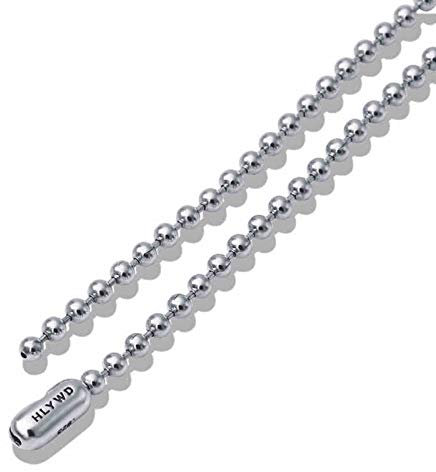 Daesar Halskette Silber 925 Herren 3 MM Bead-Kette 30 Inch Kette ohne Anhänger Partnerkette