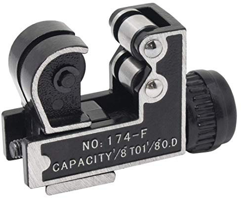 Pipe Cutter [3-28mm] Tube Cutter Tool for Copper Pipe, Stainless Steal Tubing, Metal, Plastic, Brass - Copper Pipe Cutter - Compact & Tight Space Rigid Tubing Cutter Set for Plumbing