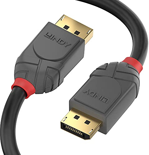 LINDY 36487 15m DisplayPort 1.1 Kabel, Anthra Line