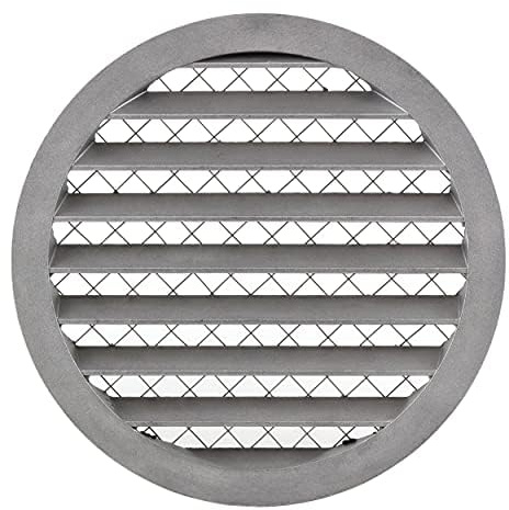 Steinberg14 Aluminium 200mm Wetterschutzgitter - Rund Lüftungsgitter Abluftgitter Gitter mit Mäuseschutzgitter
