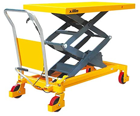 Hubtisch, Scheren-Hebebühne SPS800, 800 kg, Hubhöhe 1500 mm