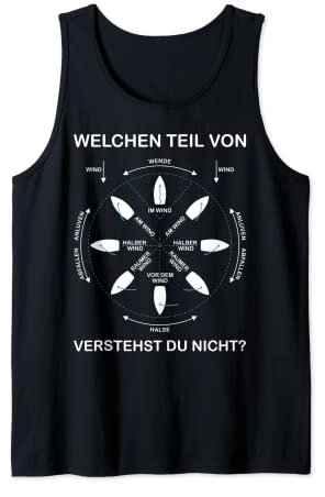 Manöverkreis Segeln | Lustiges Boot, Schiff & Yacht Tank Top